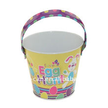 2021 Easter square hot sale tin ice bucket small bucket